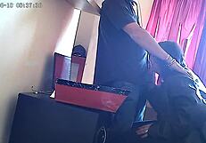 Office sex sucking the bosses big cock in public