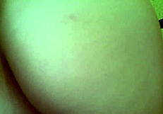 look at this perfect redhead teen's creamy pussy, so inviting