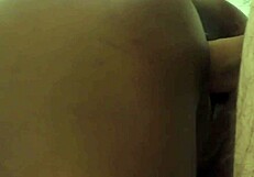 i watched this ebony amateur get bent over for interracial doggystyle and creampie