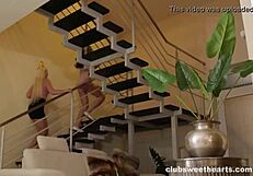 crazy birthday party turns into family group fuck with redhead fingering