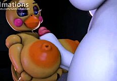 Naughty Vanny Fucks Toy Chica In Fnaf 2 X SB