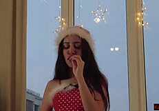 Babe Fucked with Two Dicks on Holidays