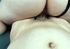 Step Mom's Wet Pussy Rides Cock in Panties POV