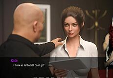 Kate 28 dominates in hentai secretary roleplay