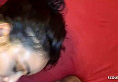 Hey, check this Berliner milf getting pounded raw by German clients on camera!