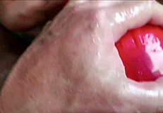 Laura sucks monster cock in pov