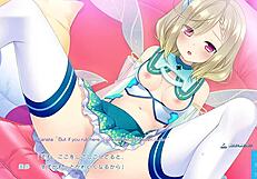Beautiful anime with nature background, Pure song garden route5 scene2 with subtitle