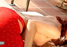 Julia Gomez Strips Seductively Outdoors