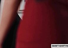 Passionate lesbians kiss and make up with intense sex