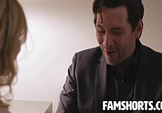 Demi Hawks Enjoys Job Benefits with POV Blowjob.