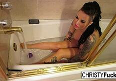 Sexy Makeup Room Bath BTS With Sexy Christy Mack