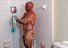 Soap and oil in the shower