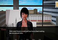 Exploring my new family in a 3d cartoon game