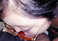 Fair-skinned Mexican slut sucks cock with green eyes