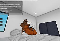 First Time Amateur Ebony Bitch Bent Over in Doggystyle Position