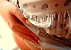 Hot MILF! Pulls Pantyhose Up Full of Cum in Wild POV Action!