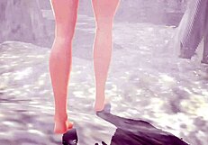 Anime Girl Leo Tries Mixed Bathing In Hot Spring