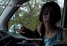 Latina's Road Trip Fuck: Tattoos and Ripped Clothes?