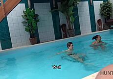 Free time at spa zone traded for a quick blowjob session