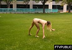 new teen 18+ public masturbation on the street