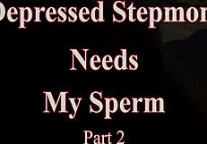 Depressed Stepmom Misty Needs Sperm from Bent Over Blowjob