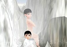 Anime Girl Leo Tries Mixed Bathing In Hot Spring