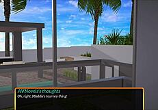 discovering big tits in my new family adventure