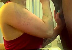 therapist is a bbc specialist sucking my wife's tattooed milf pussy