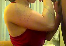 therapist is a bbc specialist sucking my wife's tattooed milf pussy