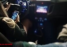 Hotwife Brazilian beauty in her first cuckolding adventure