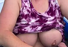 naughty girl seduces skinny guy for a quickie