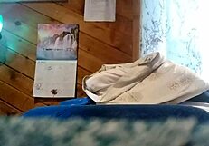 Riding Huge Dildo in Tight Ass Solo