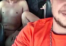 Blonde Fucked in Car Cumshot