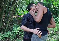 wild woods encounter with massive cock