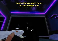 Fucked hard in bed at the condo with deep intensity