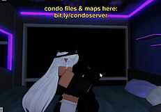 Fucked hard in bed at the condo with deep intensity