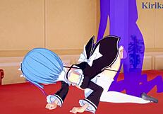 Emilia, Rem, And Subaru Natsuki Engage In Intense Sex In Re Zero Hentai