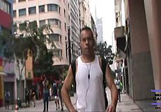 Brazilian latina arranges a casual meeting in the sex shop part 1