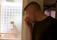 stepsiblings secretly fuck in bathroom anal.