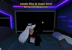 Fucked hard in bed at the condo with deep intensity