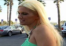 i watch blonde cum on her big tits