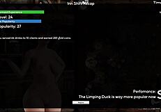 Corrupted town hentai gameplay with milf