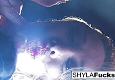 Shyla's Smoking Fetish With Big Tits And Ass On Display