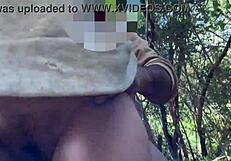 Outdoor stroll turns into wild public banging!