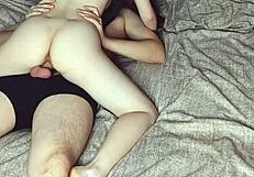 Horny stepsister can't resist my thick cock!