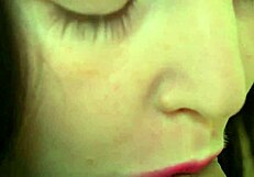 Intense close-up blowjob leads to oral creampie in POV!