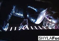 Shyla's Smoking Fetish With Big Tits And Ass On Display