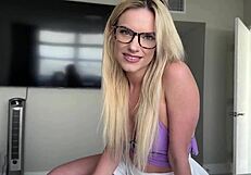 Nerd Scott's pov while fucking his blonde stepmom Lindsey