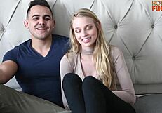 Muscular Short Bodybuilder Pounds Tall Blonde Teen Amateur Hard And Fast In Intense Fucking