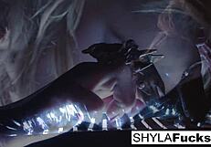 Shyla's Smoking Fetish With Big Tits And Ass On Display